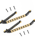 Copper Sleeve Bearing Steering Link Kit For SCX24 And AX24 With 4mm Axles 2 Sets with 9 Copper Bearings, Brass Ends, and Screws
