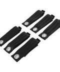 Six Pack Extension Cord Holders Organizer And Hose Storage Straps Hangers for indoor and outdoor use displayed in black nylon