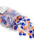 Bag of 100 pairs Reusable Corded Silicone Earplugs With 25dB Noise Reduction For Shooting Range Hunting Construction Work And Motorcycling.