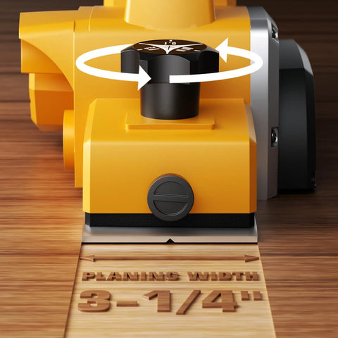 Effortless cordless hand planer with a brushless motor delivers precise edge work and smooth flat surfaces for cabinetry
