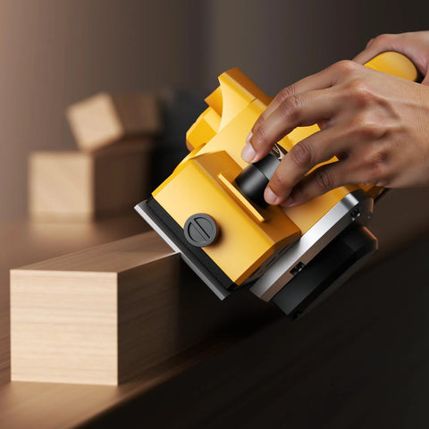 Effortless cordless hand planer with a brushless motor delivers precise edge work and smooth flat surfaces for cabinetry and furniture projects