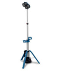Powerful 5000 Lumen Cordless LED Tower Work Light With 87 Inch Telescoping Stand For Construction And Garage, adjustable brightness