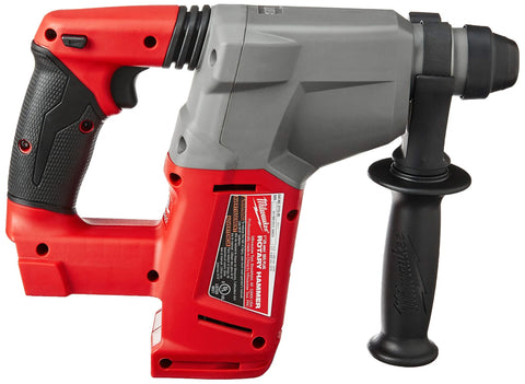18V cordless brushless SDS Plus rotary hammer for drilling and chiseling concrete and masonry, side view