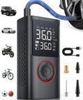 Cordless Tire Inflator Portable Air Compressor 150 PSI With Pressure Gauge And LED Light 3X Faster Inflation for various vehicles