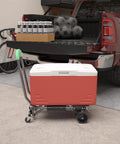 ✝️ COSCO Shifter Multi-Position Folding Hand Truck and Cart, 300 lb. Weight Capacity, Green, 12222PBG1E transporting cooler