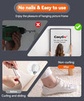 Heavy Duty Double Sided Tape Nano Tape 1.2 Inch By 20 Feet Extra Large Clear And Tough Removable Mount installation examples