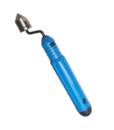 BC1651 Pro Grade Countersink Inner Hole Chamfer Repair Reamer Tool with blue handle and high-speed steel blade