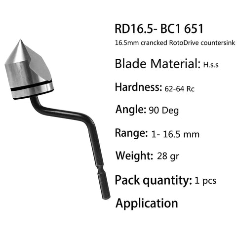 Deburring Countersink Tool Set For Metal Wood And Plastic, Pro Grade Precision Hand Reamer With 90 Degree Chamfering And Burr Removal.