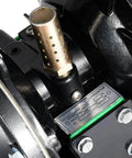 Close-up view of Cozyel Air-Operated Diaphragm Pump Double Diaphragm Pump 1 inch Inlet & Outlet, showing components.