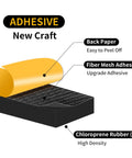 Weather Stripping Door Seal with high density CR foam, adhesive back paper, and fiber mesh for doors and windows, 1/2 in x 1/4 in x 13Ft.