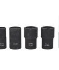 Cr Mo Steel Screw And Fastener Extractor Set With 17mm 19mm 21mm 22mm Metric Sizes shown with sockets and tool