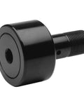 CR36VBUU Flat Cam Follower-Hex Head Needle Roller Bearing 2-1/4" x 1 9/32" x 2" inch, side view, black finish