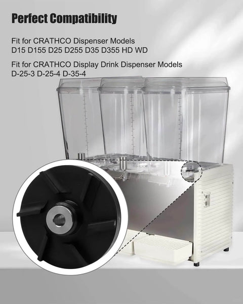 Magnetic Impeller And Bearing Housing Kit For CRATHCO D25 D255 D35 D355 D15 D155 Pumps Replacement Standard close-up
