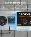 Crawl Space Ventilation Fan With Humidistat Dehumidistat And Freeze Protection Thermostat 220 CFM Air Out 18 By 9 By 2 Inch Housing display