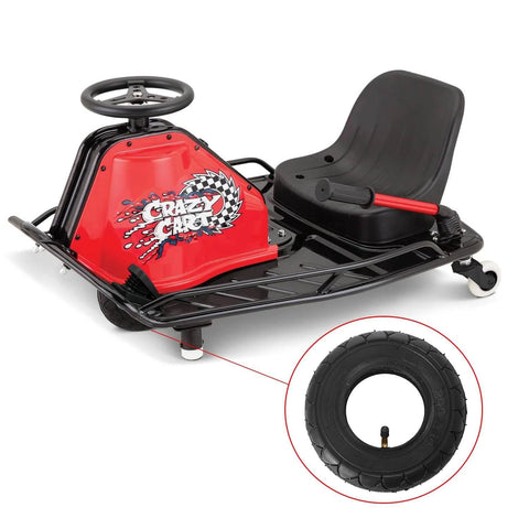 Crazy Cart with focus on 200x50 (8" x 2") tires and inner tube for razor crazy cart xl dlx shift go cart kart dune buggy espark e200