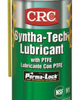 Syntha Tech Lubricant aerosol with PTFE by CRC, 11 oz can, NSF H1 registered, green label with protective cap