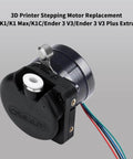 Crealty K1 Max Extruder Motor - Original 36mm Pancake Stepper Motor Replacement: 1.8 Degree 12 Tooth Gear Circular