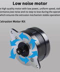 Crealty K1 Max Extruder Motor - Original 36mm Pancake Stepper Motor Replacement: 1.8 Degree 12 Tooth Gear Circular Stepping for K1 Hotend Direct Drive Extrusion Kit 3D Printer Parts