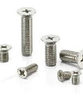 ✝️ SNFS-M4-10-SD NBK Cross Recessed Flat Head Screws. Made in Japan- 20-Pack arranged on white surface