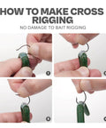 Pro Grade Heavy Duty Silicone O Tubes For Senko Worms Bait Protection Kit With Quick Install Tool use in cross rigging guide