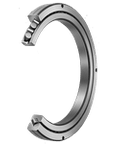 Crossed roller bearing CRB4010T1 standard type, full complement open design, preloaded high-carbon steel, single bearing unit, side view