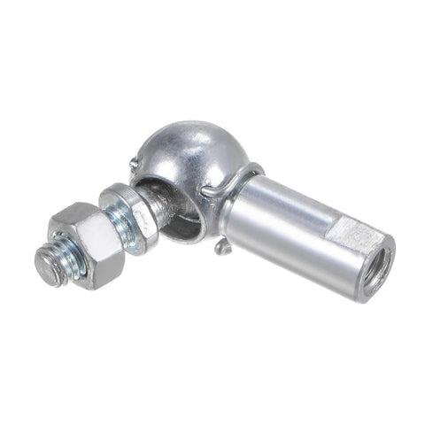 4pcs CS8 M5 Angle Ball Joint with M5x0.8 Right Hand Thread, A3 Steel Self Lubricating Ball Socket Rod End for Machinery