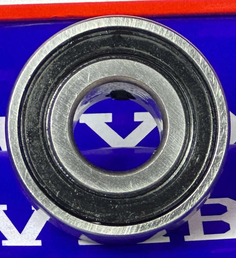 CSB202-10 Insert Ball Bearing - Set Screw locking Sealed Bearing 5/8" x 40mm x 22mm front view on branded background