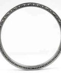 CSCG055 Thin Section Bearing 5-1/2" x 7-1/2" x 1 inch viewed from front, showcasing chrome steel construction.