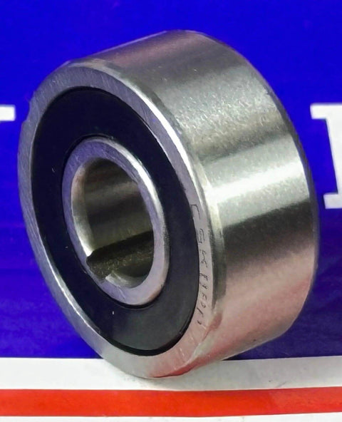 CSK8PP One-Way Bearing - Keyway Sprag Freewheel Backstop Clutch, side view, showing metal construction and 8mm diameter