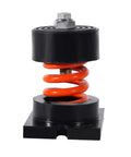 Delivers low-frequency vibration isolation with color-coded load-rated cup springs on a non-skid bolt-down base, neoprene top and base.