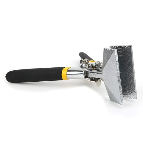 Curved Metal Sheet Seaming Pliers Heavy Duty Manual Bender With Non Slip Grip for bending and stitching metal sheets in workshops.