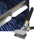 Curved Metal Sheet Seaming Pliers Heavy Duty Manual Bender With Non Slip Grip showing steel construction and straight design for metal fabrication
