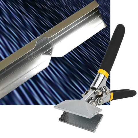 Curved Metal Sheet Seaming Pliers Heavy Duty Manual Bender With Non Slip Grip showing steel construction and straight design for metal fabrication