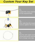 Custom key set instructions with Master 42 Key Heavy Equipment Ignition Key Set For Construction Machines With Wide Compatibility.