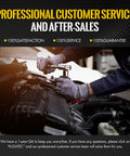 Mechanic working on car engine for customer service and after-sales support
