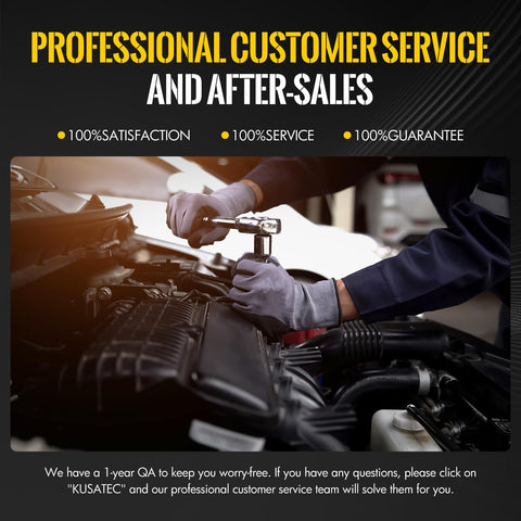 Mechanic working on car engine for customer service and after-sales support