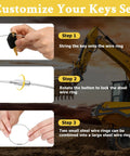 Steps to use Bulk 25 Piece Heavy Equipment Master Key Set For Excavators Loaders Backhoes Tractors And More Compatible With Cat John Deere Case