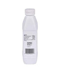 Back view of bottle labeled Dark Cutting Oil For High RPM Threading Of Steel And Brass Pipe 32 Oz Sulfonated And Chlorinated Formula
