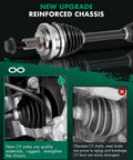 Front Right CV Axle Drive Shaft For Mercedes-Benz E Class 2004-2009 AWD 4Matic Replacement with beefed-up durability