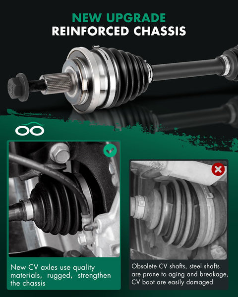 Front Right CV Axle Drive Shaft For Mercedes-Benz E Class 2004-2009 AWD 4Matic Replacement with beefed-up durability