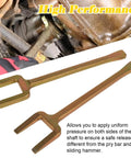 2 Piece Axle Popper Kit Inner CV Axle Removal Tool Set Fit for Front Wheel Drive Vehicles, showing tools and application detail