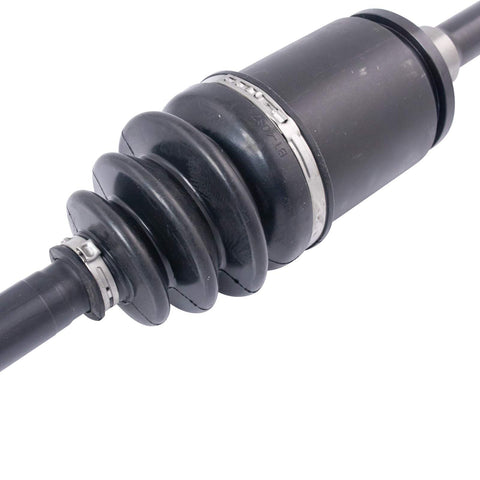 Close-up of part from Front CV Axle Assemblies And Wheel Bearing Kit For BMW 3 Series 2006 2013 Includes 2 Front CV Axles And 2 Wheel Bearings Fits 325Xi 330Xi 328Xi 335Xi 328i XDrive 335i XDrive Models DIY Ready Durable Replacement.
