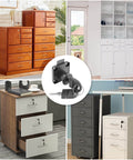 Alloy Cylinder Drawer Lock For Office Cabinets And Desks With Two Keys 19mm Hole Diameter Durable Cold Rolled Steel Black Finish
