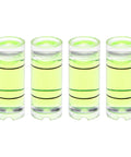 Four compact cylindrical bubble levels deliver fast, precise one-hand leveling on cameras, tripods, telescopes and workshop gear.