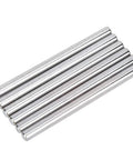 Set of six D Shaft Rods 303 and 304 Stainless Steel Accuracy Ground Axles, 3.1 inch long, for robots and CNC machines