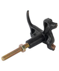 Side view of Two Piece Vintage Dachshund Cabinet Pulls Set Decorative Metal Knob Handles with charming dachshund design