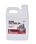 Dark Cutting Oil For High RPM Threading Of Steel And Brass Pipe 32 Oz sulfonated and chlorinated formula bottle front view
