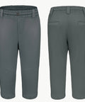 Youth Knicker Baseball Pants For Kids And Toddlers Boys And Girls Dark Grey Knee Length Practice Pants With Belt Loops And Elastic Hem