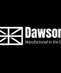 Dawson logo with UK flag design, text 'Manufactured in the UK' on black background