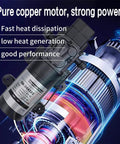 DC 12V Diaphragm Pump, Self-Priming Sprayer Pump, 1.2 GPM 87 PSI Pressure Switch Adjustable water pump image showing copper motor
